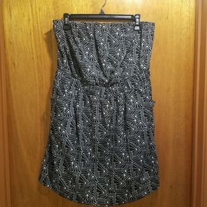 Women strapless dress